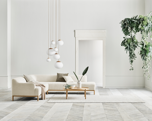 Caro 4-zitsbank met chaise longue