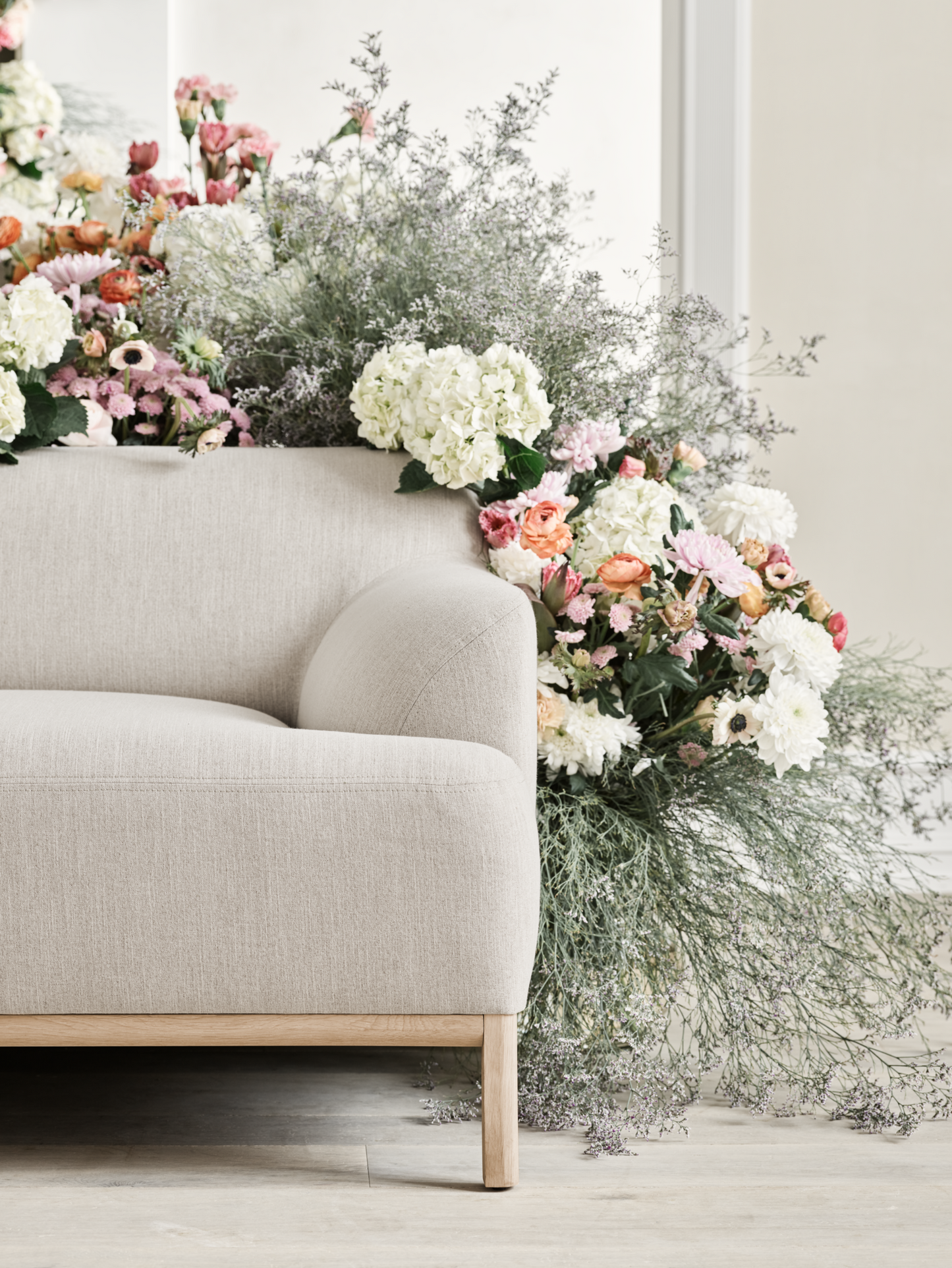 Caro 4-zitsbank met chaise longue
