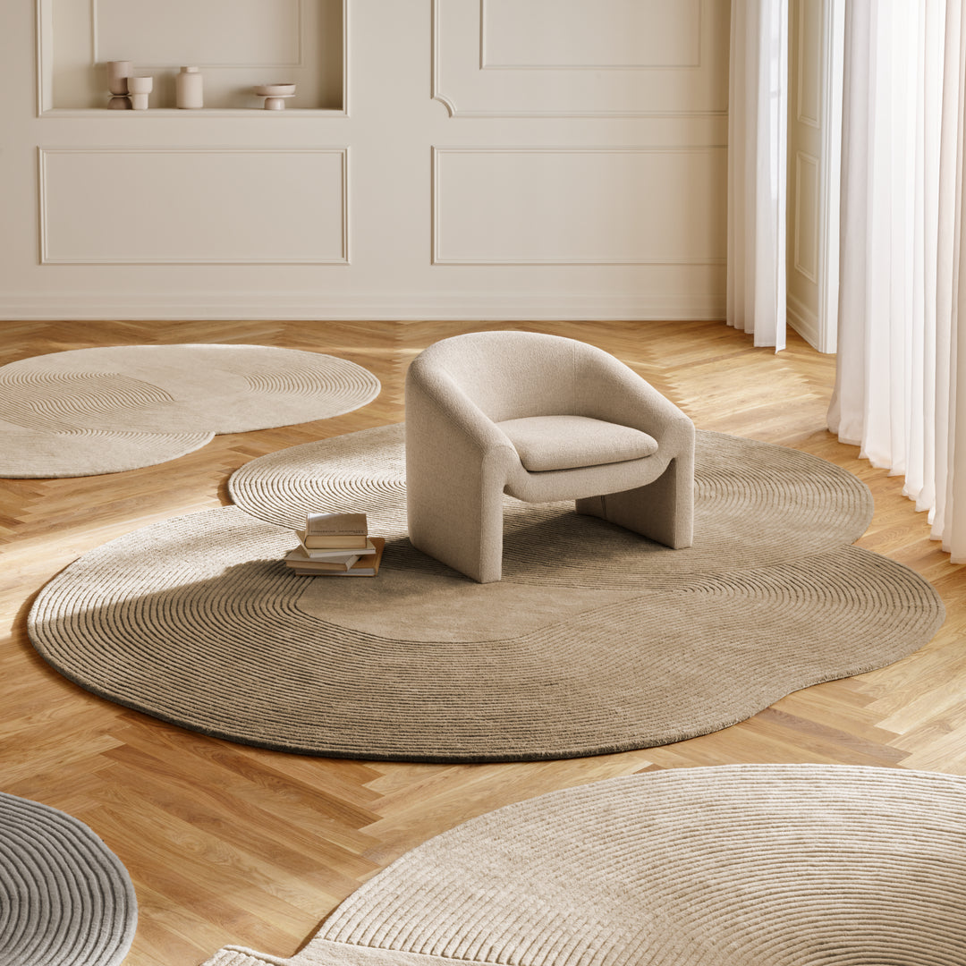 Zen rug shaped